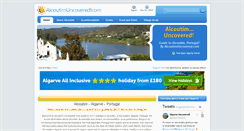 Desktop Screenshot of alcoutimuncovered.com